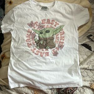 Never Worn “take it easy” Baby Yoda t-shirt